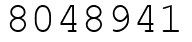 Число 8048941.