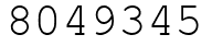 Число 8049345.
