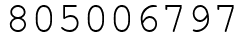 Число 805006797.