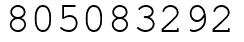 Число 805083292.