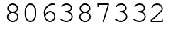 Число 806387332.