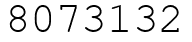 Число 8073132.