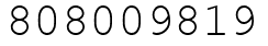 Число 808009819.