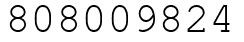 Число 808009824.