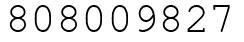Число 808009827.
