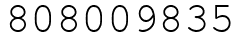 Число 808009835.