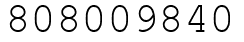 Число 808009840.
