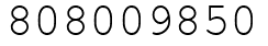 Число 808009850.