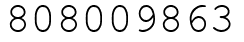 Число 808009863.