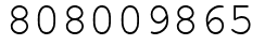Число 808009865.