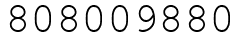 Число 808009880.