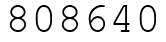 Число 808640.