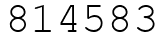 Число 814583.