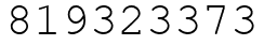 Число 819323373.