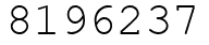 Число 8196237.
