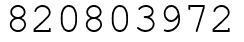 Число 820803972.