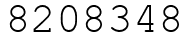 Число 8208348.