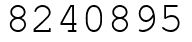 Число 8240895.