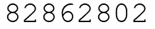 Число 82862802.