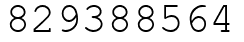 Число 829388564.