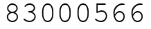 Число 83000566.