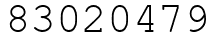 Число 83020479.