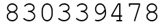 Число 830339478.