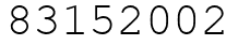 Число 83152002.