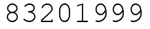 Число 83201999.