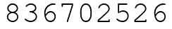 Число 836702526.
