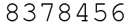 Число 8378456.