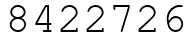 Число 8422726.