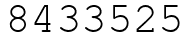 Число 8433525.