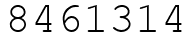 Число 8461314.