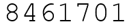 Число 8461701.