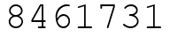 Число 8461731.