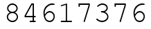 Число 84617376.