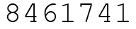 Число 8461741.