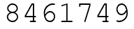 Число 8461749.