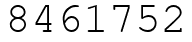 Число 8461752.