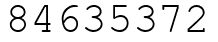 Число 84635372.