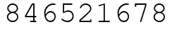 Число 846521678.