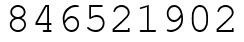 Число 846521902.
