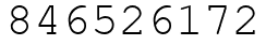 Число 846526172.