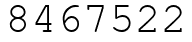 Число 8467522.