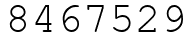 Число 8467529.