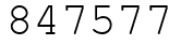 Число 847577.