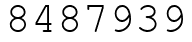 Число 8487939.