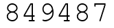 Число 849487.