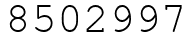 Число 8502997.